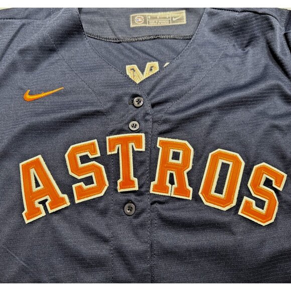 Majestic LSU Alex Bregman Houston Astros Sewn Jersey Youth Medium - Picture 9 of 9